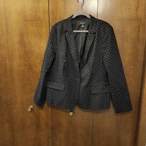 Polka dot blazer